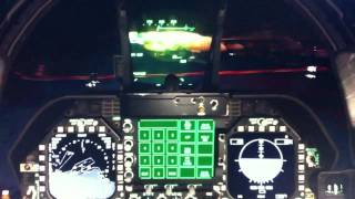 F18 Night Carrier Landing [upl. by Enriqueta]