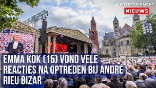 Emma Kok 15 deelt bizar succes na optreden André Rieu [upl. by Theodore]