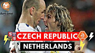 Netherlands vs Czech Republic 23 All Goals amp highlights  UEFA Euro 2004 [upl. by Eivlys]