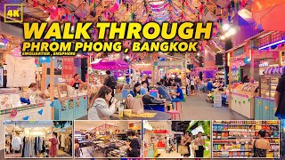 Walk Through Shopping mall in Phrom phong  Bangkok  EMQUARTIER  EMSPHERE [upl. by Refinnaej348]