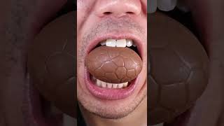 BIG Chocolate Egg Crack ASMR 🥚🍫 ChocoEgg SatisfyingCrack [upl. by Ettenil]