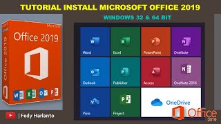 Tutorial Install Microsoft Office Pro Plus 2019  Windows 32 Bit amp 64 Bit [upl. by Bethesde714]