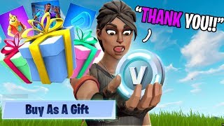 Buying A Mobile NOOB Her First Skin Fortnite [upl. by Sharai]