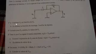 Électronique analogique  Correction dexamen 2  FST SETTAT [upl. by Ellersick]