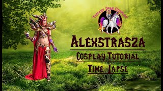 How I made my Alexstrasza armour cosplay  time lapse [upl. by Marti]