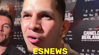 EDGAR BERLANGA FULL INTERVIEW AFTER HEATED LA PRESS CONFERENCE WITH CANELO explains why he’s mad [upl. by Nauwtna463]