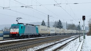 Führerstandsmitfahrt quotGeislinger Steigequot Ulm  Stuttgart  Kornwestheim Rbf mit BR 186 [upl. by Xuaeb]