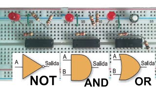 ✅Las 3 Compuertas logicas  Electronica Digital [upl. by Ikoek]
