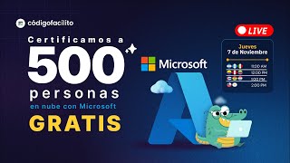 Certificamos a 500 personas en nube con Microsoft [upl. by Goltz789]