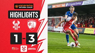 📺 HIGHLIGHTS  28 Oct 23  Harriers 13 Chesterfield [upl. by Guinna]