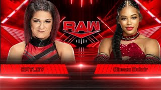 Bianca Belair vs Bayley on Monday Night Raw WWE2K23 Gameplay [upl. by Sitof]