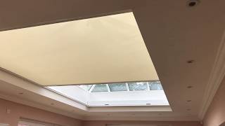 5 metre Electric Roof Lantern Blind Installed [upl. by Aicitel]