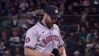 Justin Verlander 9 Ks in 7 innings against the Mariners on 52924 [upl. by Rangel]