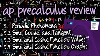 AP Precalculus Review on Sections 31 32 33 and 34 Reteaching and Test Practice Problems [upl. by Haim]