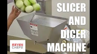 Food and Vegetable Dicer and Slicer Machine [upl. by Lemuel]