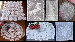 Amazing And Fabulous And Stylish Free Crochet Pattern Hand Made Table Runner Ideas [upl. by Ardiedal935]