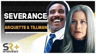 Patricia Arquette amp Tramell Tillman Interview Severance [upl. by Sirotek]