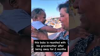 grandmother grandson love blessed family child kiss youtubeshorts youtube youtuber [upl. by Ilegna]