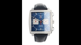 Tag Heuer Monaco Pre Owned Watch Ref CAW2111 [upl. by Hardigg646]