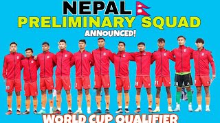 NEPAL PRELIMINARY SQUAD  WORLD CUP QUALIFIER ROUND 2  HOME GROUND  TheUpcomingNepal futurenepal [upl. by Yevreh]