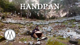 Handpan Music • Meditation in Ancient Theater • Performing by Murat Percussion [upl. by Olnay33]