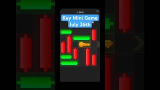 Hamster Kombat Mini Game  26th July 2024 hamsterkombat gaming crypto [upl. by Ertemed]