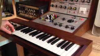 EMS VCS3 with Cricklewood DK 1 keyboard [upl. by Terag]