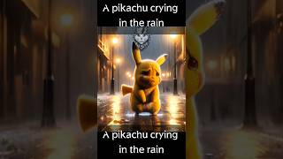 A pikachu crying in the rain shorts [upl. by Notak]