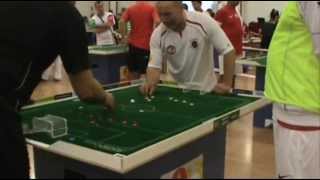 World Cup Madrid 2013  Beligum  Daniel Scheen v Austria  Günther Bamberzky  1st half  Subbuteo [upl. by Hussein]