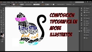 6 Composición Tipografica en Illustrator [upl. by Derk]