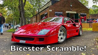 The Final Bicester Scramble Of 2023 Supercars amp Classic Cars Invade Bicester Heritage October 2023 [upl. by Arias660]