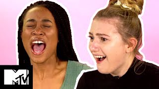 Girls Try Period Pain Simulator  MTV Style [upl. by Weld]