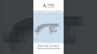 ALLPLAN Engineering 2025  Place bars along surfaces [upl. by Glendon]