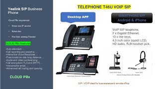 Yealink T46U IP Phone  16 Line VOIP Phone [upl. by Savdeep]