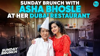 Inside Asha Bhosles Dubai Restaurant ft Kamiya Jani  Sunday Brunch Ep 138  Curly Tales [upl. by Anaiek]