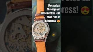 Mechanical Chronograph movement for less than £100 on Aliexpress 😍💷 aliexpress watches [upl. by Thaddeus951]