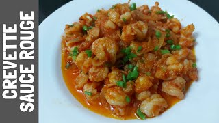 Crevette Sauce Rouge  Shrimp cooked in Red Sauce  Moms Recipe  Mauritius  TheTriosKitchen [upl. by Ymirej]