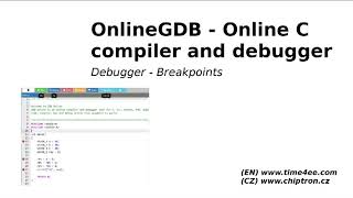 OnlineGDB  useful tool for debug of part of your code Arduino STM32 RaspberryPi [upl. by Neerihs]