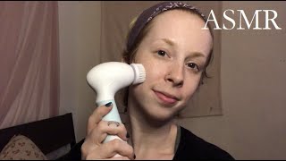 ASMR Korean Glass Skin Routine on a budget [upl. by Alyl]