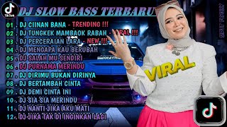 DJ SLOW FULL BASS TERBARU 2024 🌾DJ CIINAN BANA • DJ TUNGKEK MAMBAOK RABAH • VIRAL [upl. by Ahsimat798]