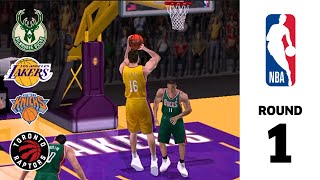 NBA knockout SIM  Round 1 Day 3 [upl. by Ailecec]