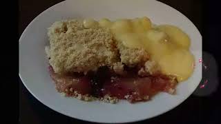 Apple amp Blackcurrant Crumble [upl. by Pillihp]