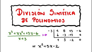 Division Sintetica de Polinomios  6 Ejemplos [upl. by Eerdua]