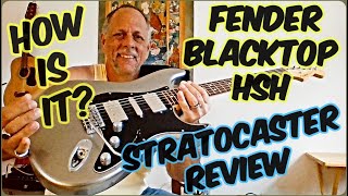 Fender Blacktop Stratocaster Review HSH Strat Demo  Brian K Guitar [upl. by Firestone]