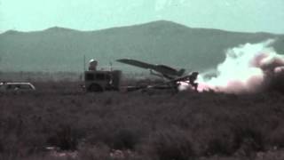 F0960 Teledyne Ryan Firebee UAV Drone Launches [upl. by Yedoc]