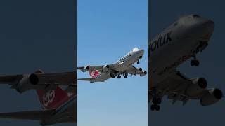 Cargolux 56Q Heavy Boeing 747400F departs Las Vegas LAS  LXRCV  planespotting [upl. by Dinerman]