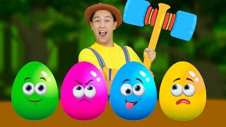 Surprise Eggs Kids Songs  TigiBoo  Nursery Rhymes [upl. by Anyl]