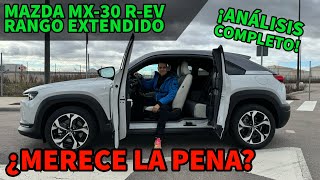 ¿MERECE la PENA MAZDA MX30 REV Análisis completo AUTONOMÍA ELÉCTRICA y CONSUMOS MOTORK [upl. by Rosina]