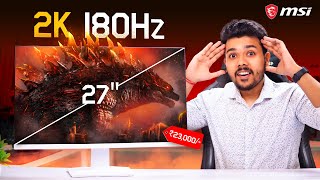 The Perfect WHITE 2K 180Hz Gaming Monitor  MSI MAG 274QRFW [upl. by Boylan611]