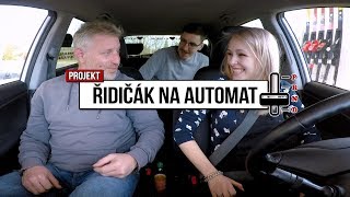 SJEZD Z JEŠTĚDU A MANUÁLNÍ ŘAZENÍ V AUTOMATU  ŘIDIČÁK NA AUTOMAT  JAK NA AUTOŠKOLU [upl. by Attiuqahs]